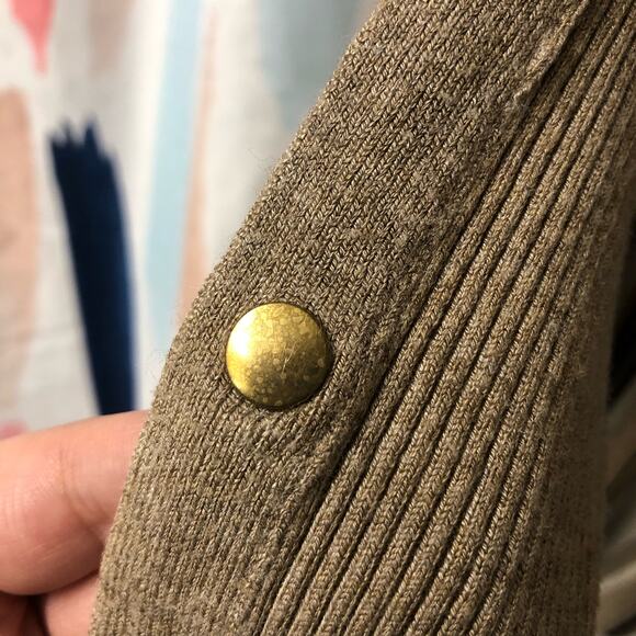 RXB Black Cream Tan Striped Oversized Sweater Size XL - Picture 7 of 16